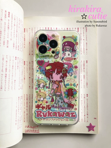 Оригинальный милый японский совместимый двусторонний чехол для телефона, iphone, 15/14, 14шт