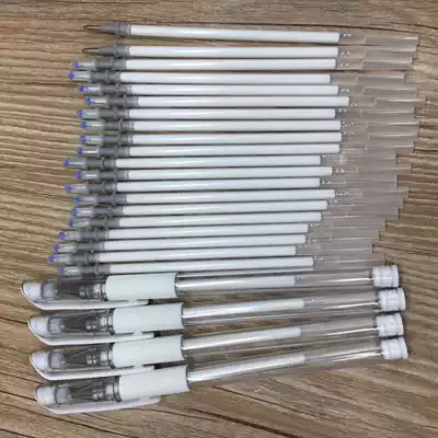 Student hard pen calligraphy paper creation practice special neutral white pen core black background writing White 1 0mm high light pen