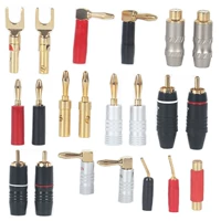 Проводная ящик для динамика банановый головкий терминал усилитель RCA RCA Lotus Plugck Spocket Pill Starp Sound Discever Accessory