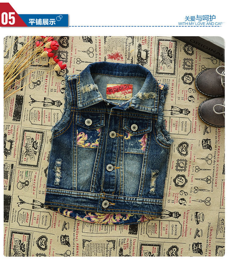 Gilet enfant en toile - Ref 2068468 Image 7