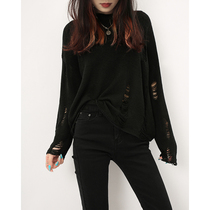 Small lazy hollow hole knit thin female summer 2021 new design sense small languid lazy wind round collar jacket