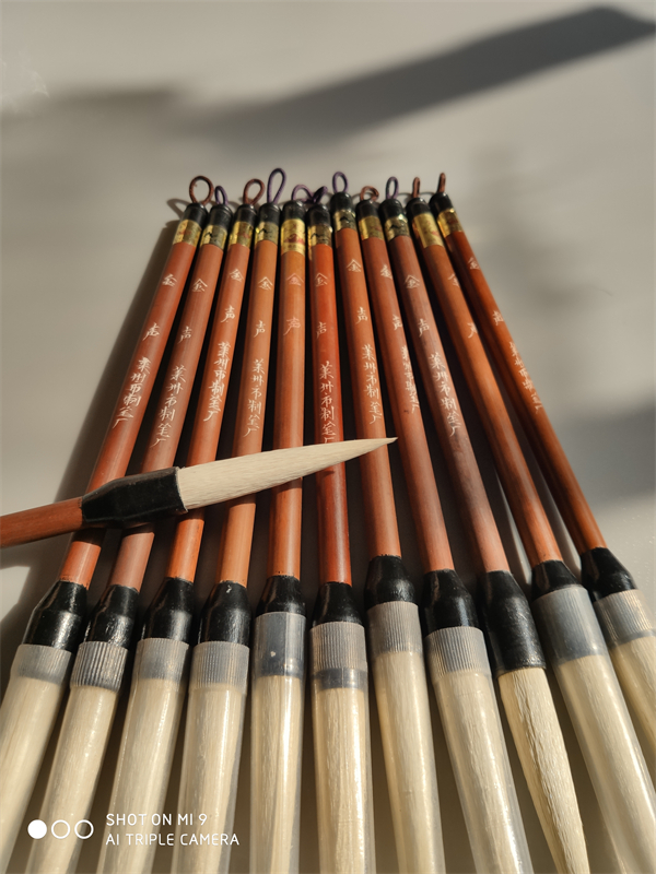 Laizhou Ye County Old Brush Pen Bullhorn Bullfight Golden Sound Sheep Mound Horse Mush Long Frontal Bucket Big Block Block Pure Woolen Material No Nylon