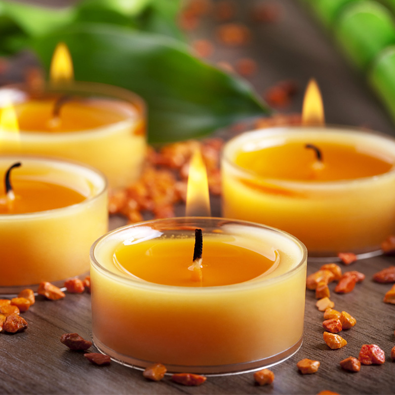 4 hours 108 Grain Plum Crisp Oil Home Smoke-free Butter Grain For Foghee Oil Lamp Lavender Candle Smokeless Candle