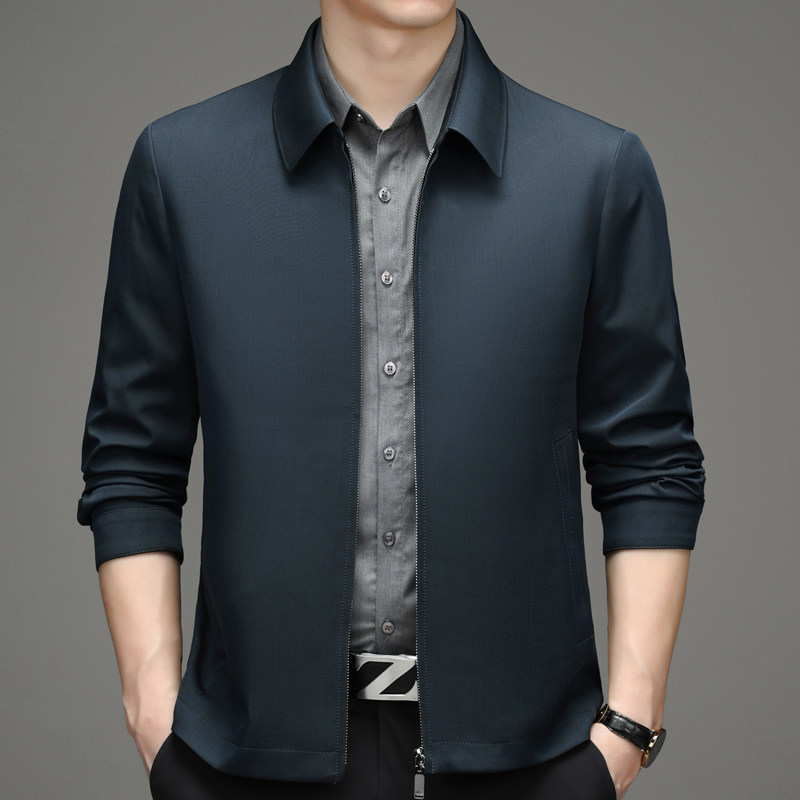 Brand Men's new jacket 2022 Spring and autumn middle-aged men's business relaxation jacket for casual jacket men's clothing