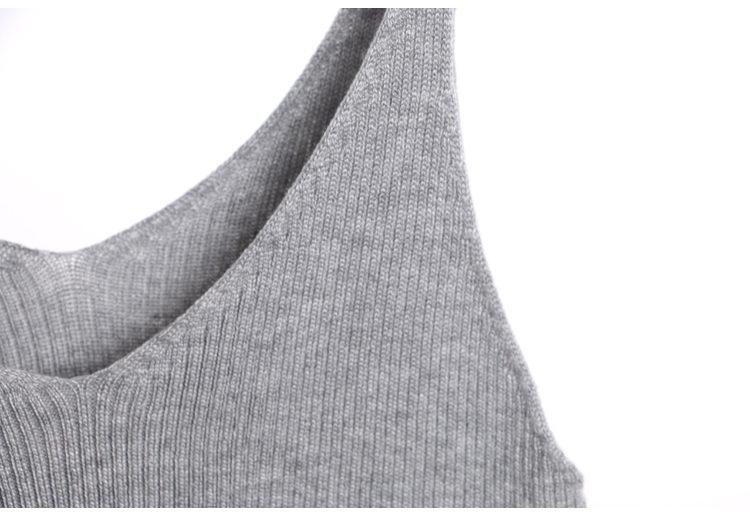 Joker gợi cảm low-cut v-cổ sling đan áo vest ngắn nữ rốn eo cao bó sát áo sơ mi áo ba lỗ cho nữ giới
