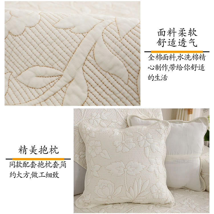 Cotton vải sofa đệm bốn mùa phổ quát châu Âu đệm mùa đông sofa khăn tay vịn bọc ghế sofa của Trung Quốc bao gồm tất cả - Ghế đệm / đệm Sofa thảm lót sofa