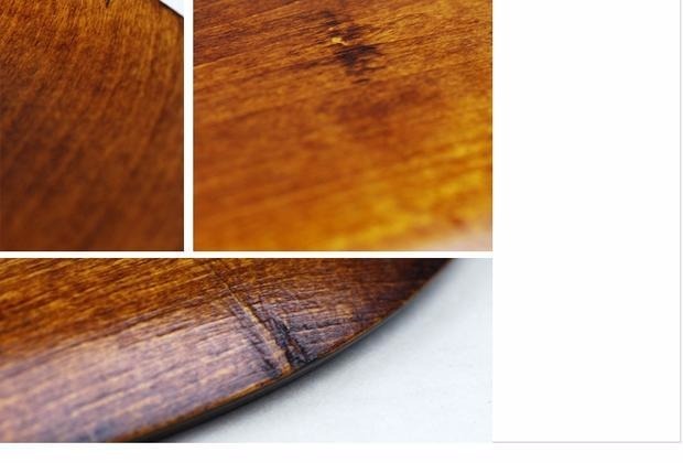 Khay gỗ tròn khay khay kiểu matcha Nhật Bản Khay trà handmade khay trà rắn Khay gỗ Trà đạo - Tấm khay đựng trà bằng gỗ