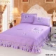 Ca ngợi chăn ga gối gia đình ba mảnh sang trọng châu Âu quilting Hàn Quốc in Hàn Quốc chăn bông bốn mùa giặt