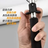 Настоящая большая приманка для контроля рыбы из нержавеющей стали, с чешуей, американской рукоятью, толстолобиком, толстолобиком, вздернутым ртом, черной торпедой, мощным монстром.