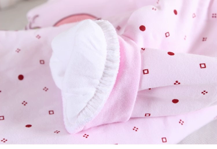 Baby voi bé cotton quần bé vai khóa nhiệt đồ lót cotton mỏng bông phù hợp với mùa thu và giải phóng mặt bằng đặc biệt