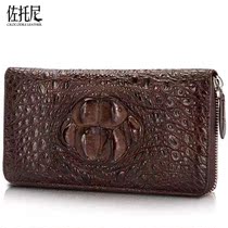 Crocodile Headlayer Genuine Leather Mens Avocado Leather Handbag New Tide Hand Grab Bag Genuine Leather Business Bull Leather Hand Grab Bag Man