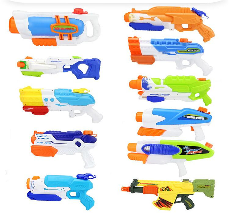 Trẻ em của người lớn nước pistol đồ chơi kéo lớn áp lực cao jet water gun bên bờ biển ngoài trời bãi biển súng phun