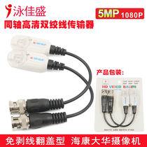 Coaxial HD twisted pair transmitter Stripping-free lightning protection anti-interference TV6000C transmission signal TVICVIAHD