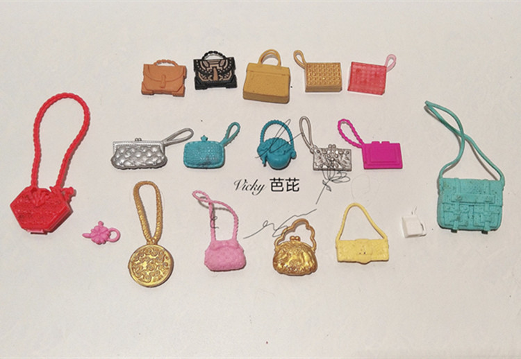 Con quái vật trường trung học búp bê phụ kiện túi barbie khác nhau búp bê túi thời trang bé túi tote túi messenger túi messenger búp bê tô màu