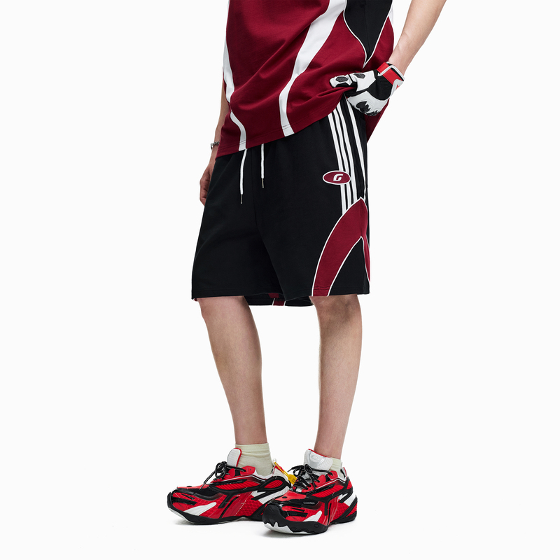 Czpf Original *Y2K Millennium Style Racing Sports Men's Shorts American Retro High Street Casual Trendy Brand Five-Point Shorts