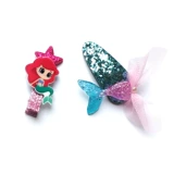 Детский аксессуар для волос, ювелирное украшение, мультяшная блестящая заколка для волос для принцессы, брендовые детские шпильки для волос