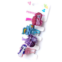 Pony treasure headdress Girls children hair clip Purple hair jewelry Cartoon hair ring rubber band girl tie hair BB clip