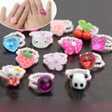 Мультяшное детское кольцо для принцессы, детские бусины