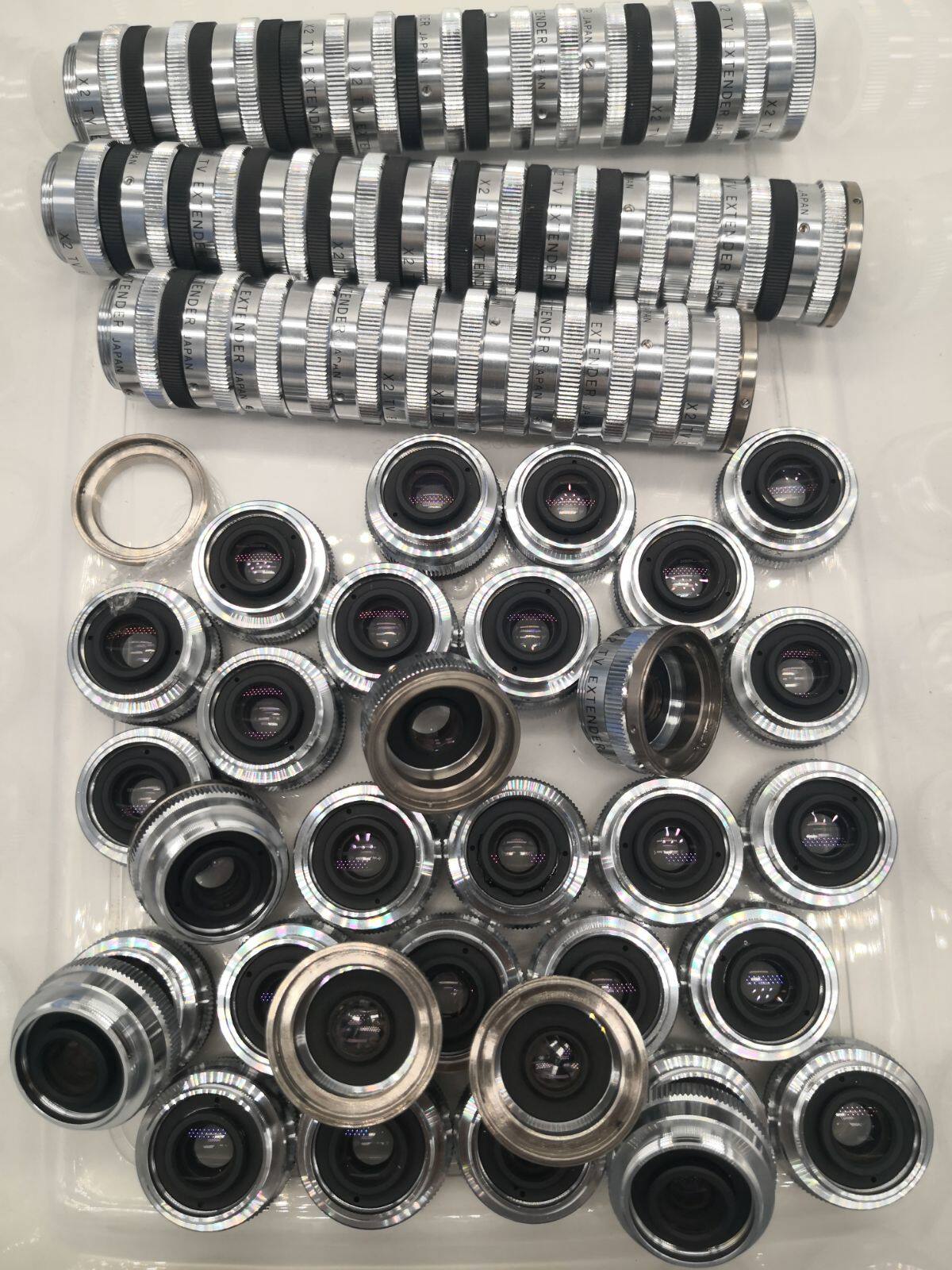 Industrial CAMERA RANGE EXTENDER X2 TV EXTENDER 2X MAGNIFYING Glass C-MOUNT MAGNIFIER 95 New