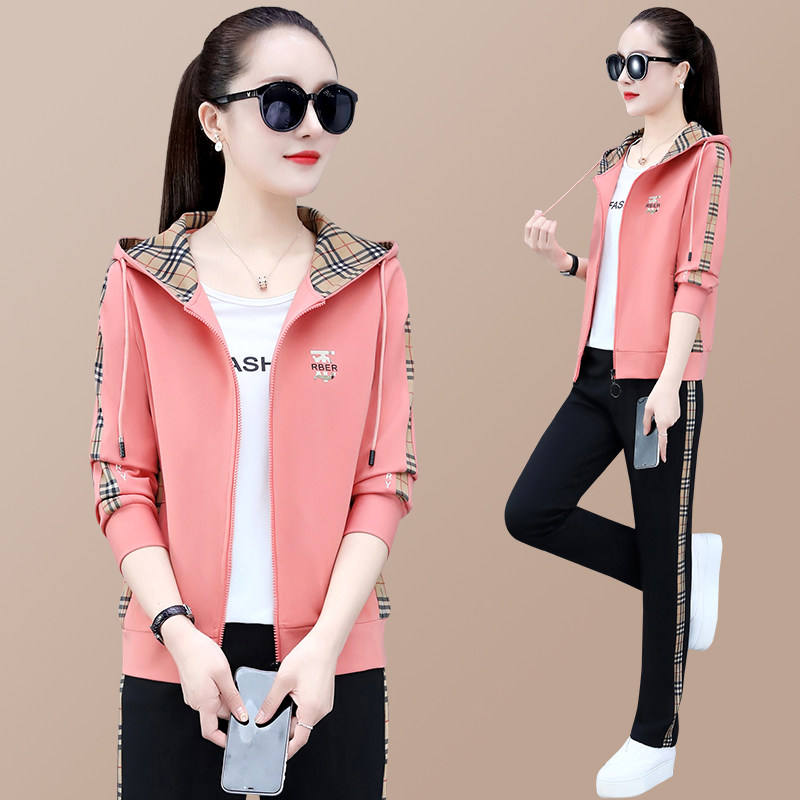 361 sportswear suit women's autumn 2022 Jordano hooded long-sleeved casual breathable cardigan three-piece trendy