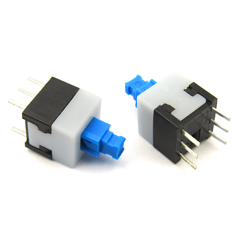 Small switch 8 * 8 * 8 * 13MM self-lock switch six-foot power switch DVD switch power switch