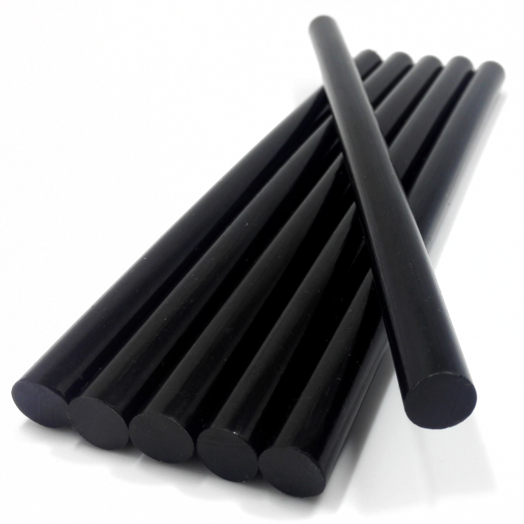 Black environmental protection glue stick hot melt glue gun DIY small ornaments fixed high temperature resistant hot melt adhesive strip 7mm