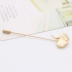 Trang sức Hàn Quốc dài retro bạch quả lá trâm cài áo len cổ áo pin phụ kiện cổ áo ngực hoa nữ cài áo công sở đẹp Trâm cài