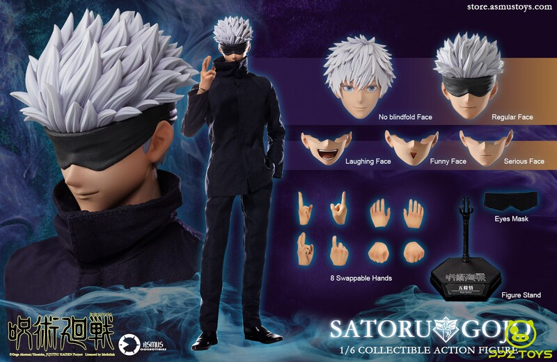 Asmus Toys 1/6 Scale Model Jujutsu Kaisen Gojo Satoru Jjks01A in Stock