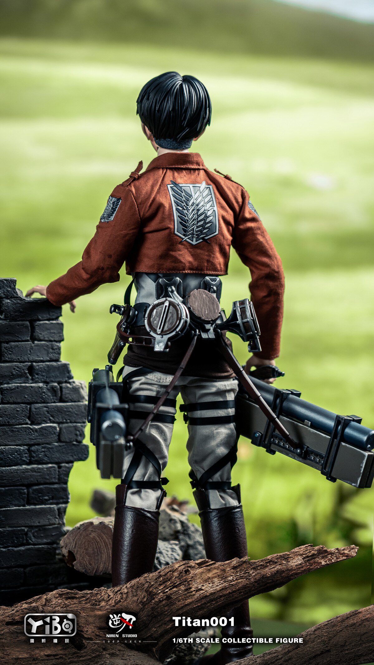 YIBO & Niren Studio 1/6 Attack on Titan Levi Ackerman Figure YB