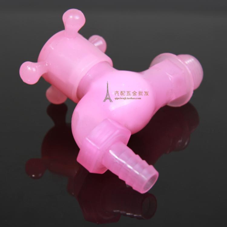 Low Price Promotion Plastic Tap Color Plastic Cross Handwheel With Washing Machine Mouth Tap Random Hair