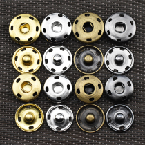 Cashmere coat concealed female fur button female button invisible snap button metal snap button