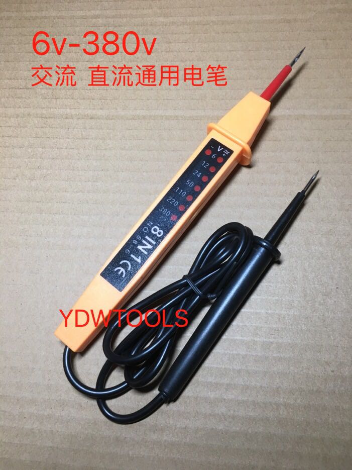 6v12v24v48v50v110v220v380v universal measuring pen DC AC electric vehicle test pen
