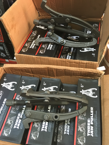 Three-claw puller demolition bearing extractor disassembly tool triangle two-claw two-claw puller puller