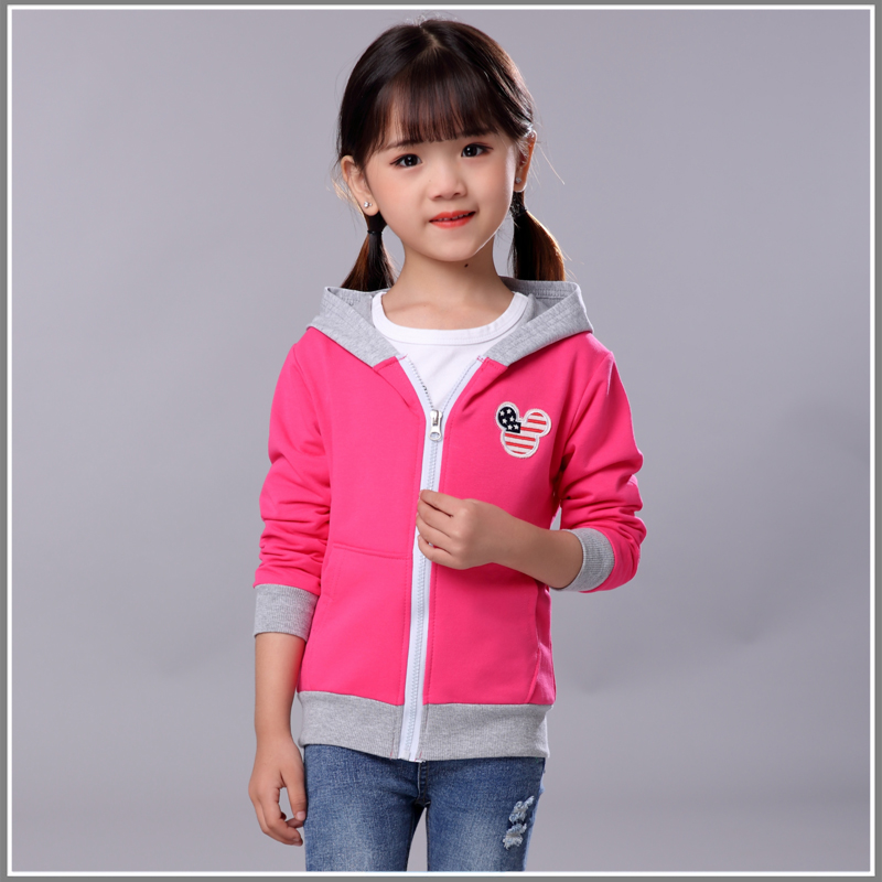 Quần áo trẻ em 2018 mùa thu Mới Áo khoác cotton cho trẻ em Áo len trẻ em Áo len trẻ em áo khoác lông cho bé gái