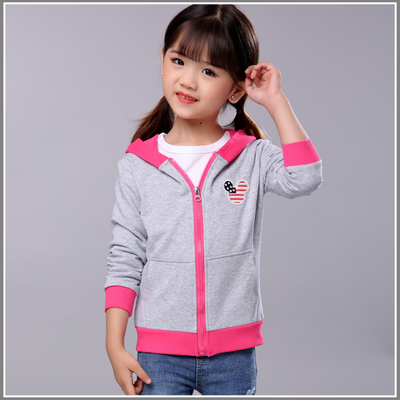 Quần áo trẻ em 2018 mùa thu Mới Áo khoác cotton cho trẻ em Áo len trẻ em Áo len trẻ em áo khoác lông cho bé gái