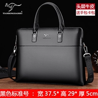 Кожаная черная сумка с петлей на руку, картхолдер, воловья кожа