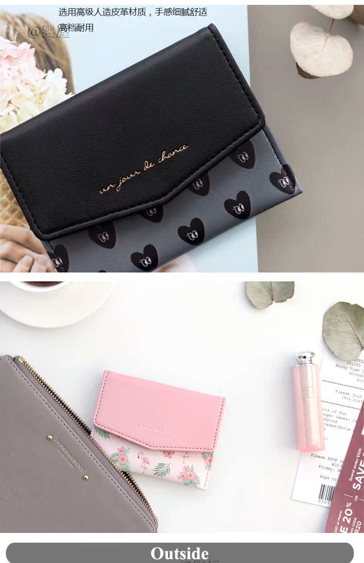 Iconic Hàn Quốc nhỏ tươi khí khóa thẻ chủ thẻ 4 vị trí cầm tay xách tay giả da siêu mỏng thẻ túi ví ví nam lv