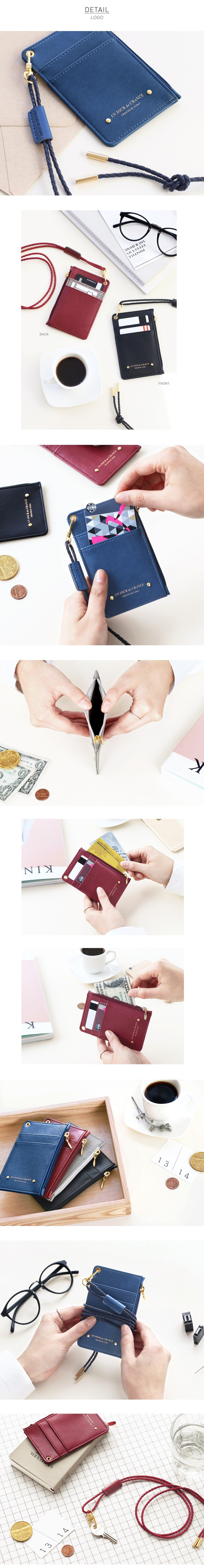 Hàn Quốc đích thực ICONIC tính giao thông card holder badge set nữ ID bộ kiểm soát truy cập thay đổi gói thẻ bao gồm dây buộc ví nữ