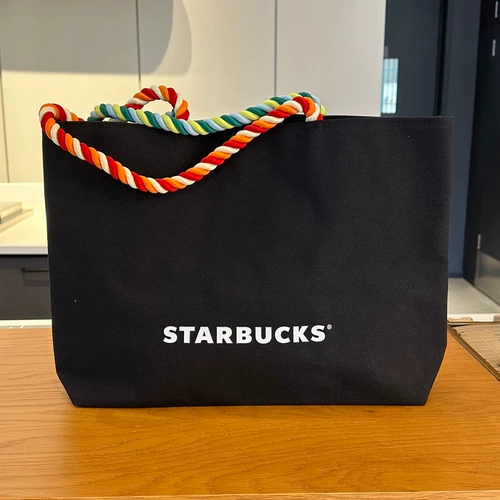 Starbucks, радужная сумка на одно плечо, вместительная и большая сумка через плечо