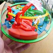 Magic ball 3D three-dimensional handheld maze Childrens focus force training Ball track balance puzzle force toy