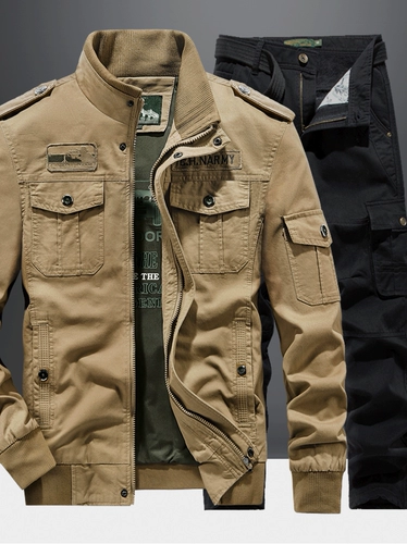 Осенний дорожный тактический хлопковый износостойкий комплект для работы, альпинистская униформа