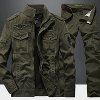 Армейский зеленый костюм (вершина+брюки)