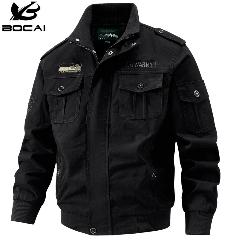 American-Style Stiff Cotton Work Jacket for Men, Military-Style Tactical Hunting Training Uniform, Functional Multi-Pocket Heavy-Duty Coat