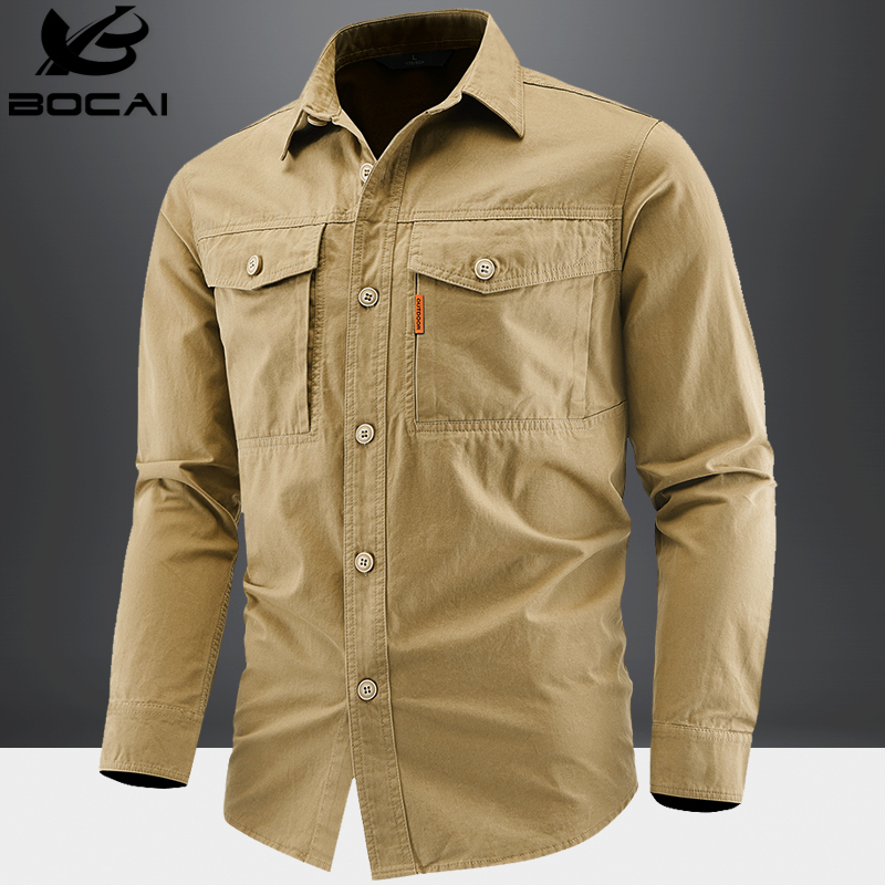 Archon Quick-Drying Tactical Shirt Men's Long-Sleeved Shirt Military Enthusiast Spring and Autumn Pure Cotton Special Service Training Outdoor Multi-Pocket Archon Quick-Drying Tactical Shirt Men's Long-Sleeved Shirt Military Enthusiast Spring and Autumn Pure Cotton Special Service Training Outdoor Multi-Pocket