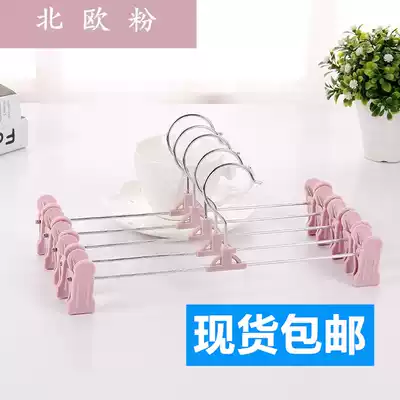 Underwear hanger commercial bra shop special plastic underwear outdoor sun home pants clip no trace strong clothing store