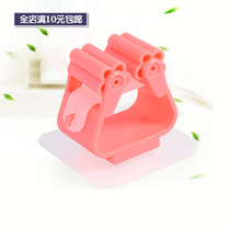 Xin Qiao mop clip non-perforated mop rack mop hook seamless toilet viscose wall hanging mop broom card