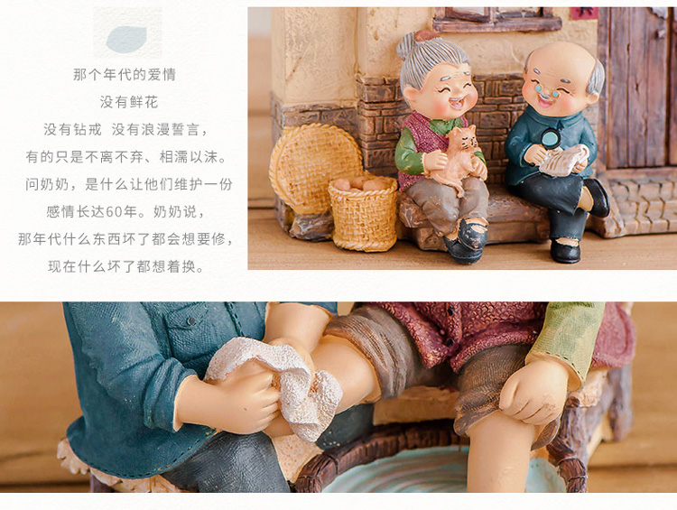 Đồ trang trí Trung Quốc mới phòng khách tủ rượu trang trí nhà nhựa thủ công cũ sáng tạo quà tặng sinh nhật đám cưới cách trang trí phòng khách nhà vuông