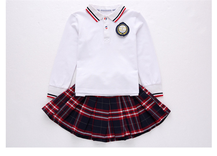 товар из китая 小学生英伦风校服幼儿园园服运动会班服团体服儿童春秋套装表演服