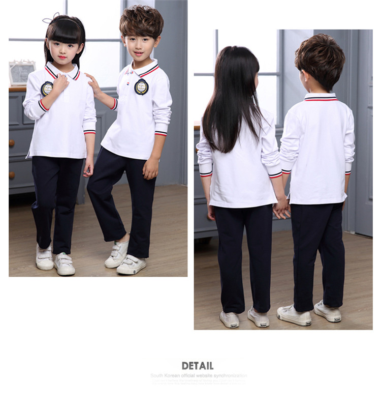 товар из китая 小学生英伦风校服幼儿园园服运动会班服团体服儿童春秋套装表演服