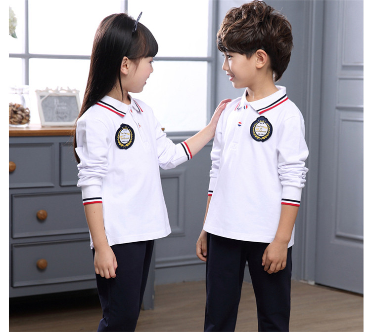 товар из китая 小学生英伦风校服幼儿园园服运动会班服团体服儿童春秋套装表演服